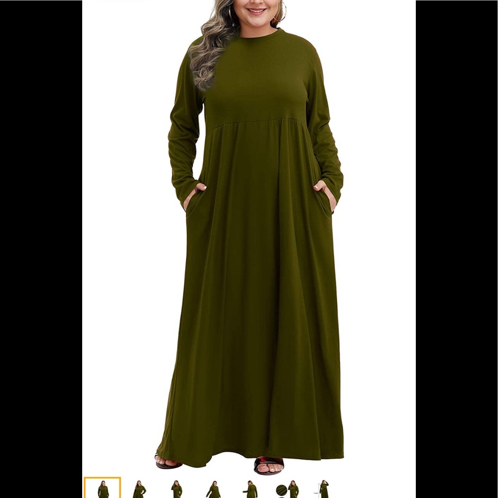 NWOT Long Sleeve Sleeve Dress 4XL